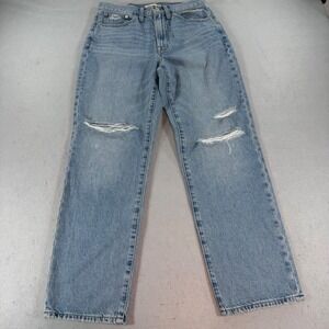 Madewell Perfect Vintage Straight Jeans Womens 27‎ Distressed